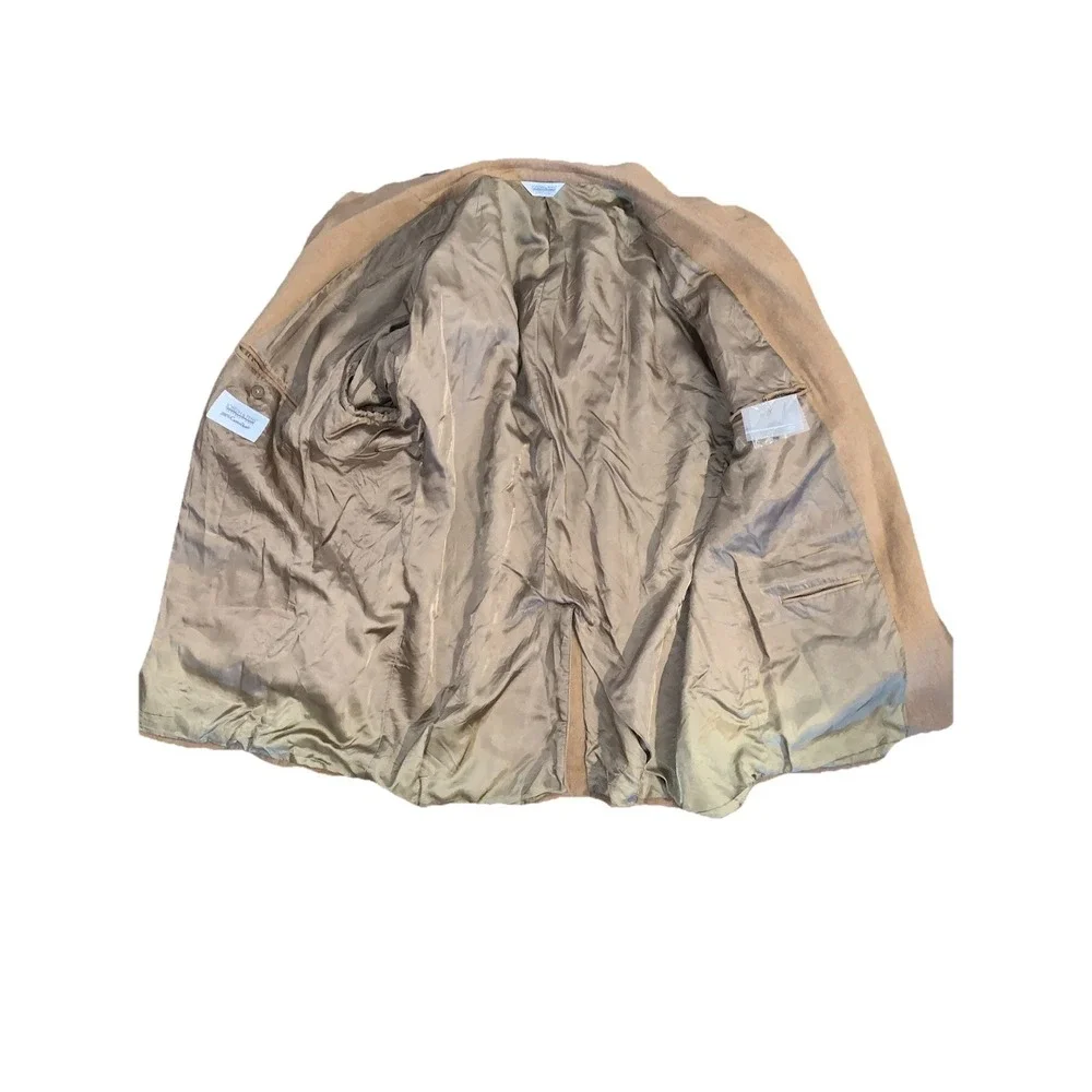 Joseph & Feiss Beige 100% Camel Hair‎ Blazer Jacket Mens Size 50 Regular